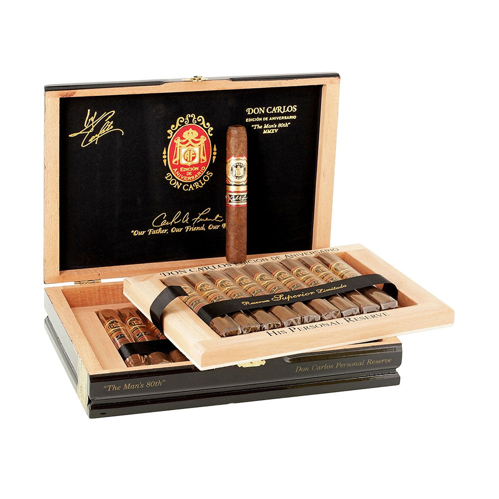 Arturo Fuente Don Carlos Personal Reserve Edición de Aniversario “The Man’s 80th” MMXV – 5×50