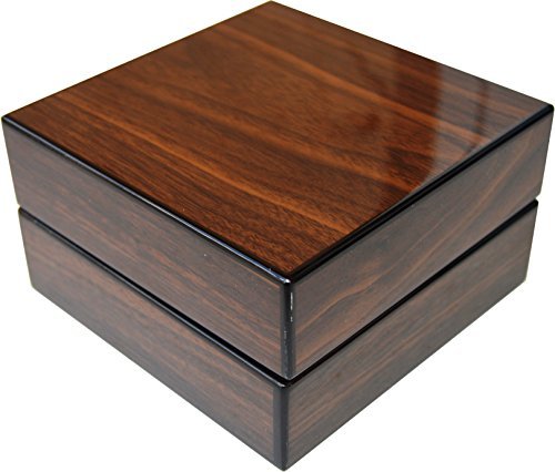 The Compact Cigar Ashtray with Cigar Cutter and Punch Walnut
