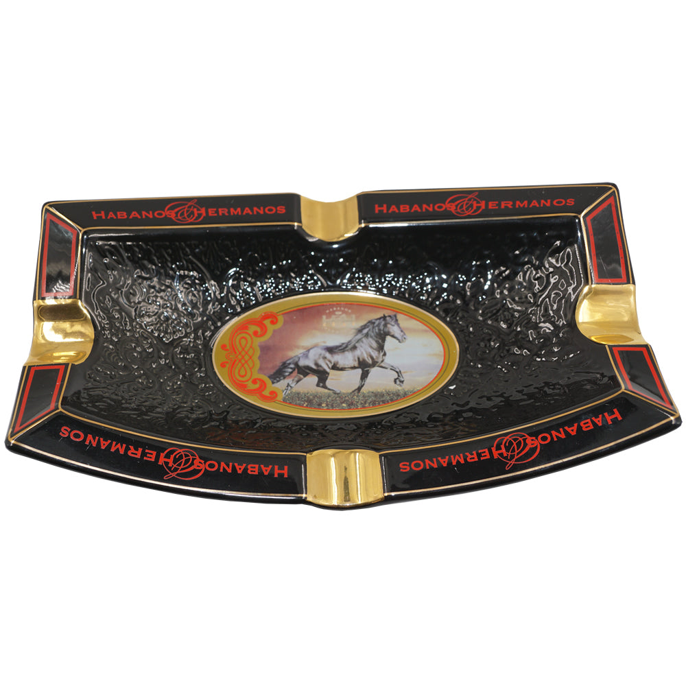 The Gentlemen Club Collection - Azabache Cigar Ashtray - 12'' x 7.2'' x 2''.