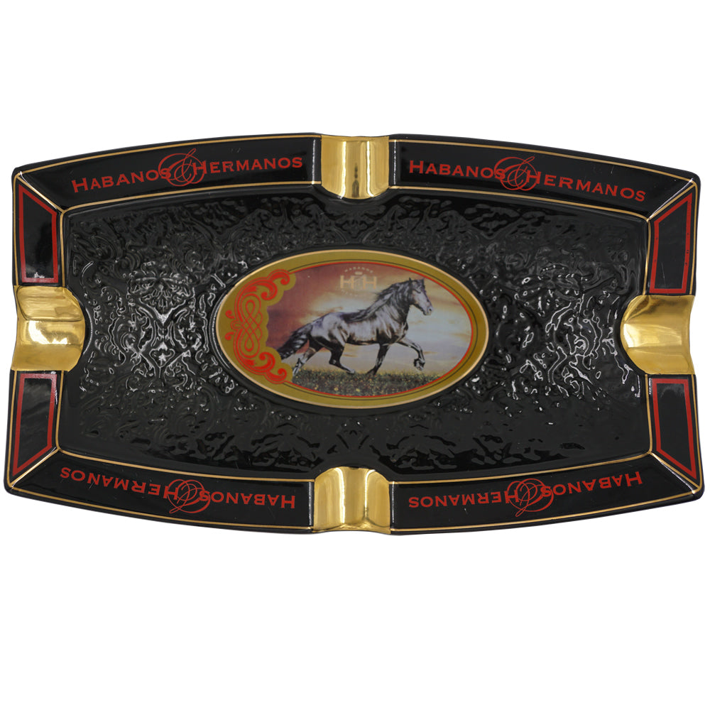 The Gentlemen Club Collection - Azabache Cigar Ashtray - 12'' x 7.2'' x 2''.