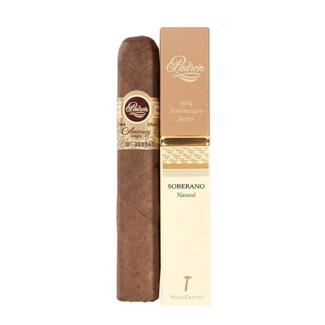 Padrón 1964 Anniversary Series Soberano Natural Tube – 5×52
