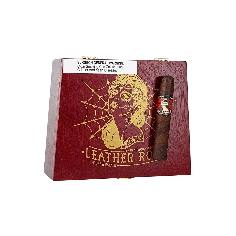 Drew Estate Deadwood Leather Rose Petite Corona – 4x43