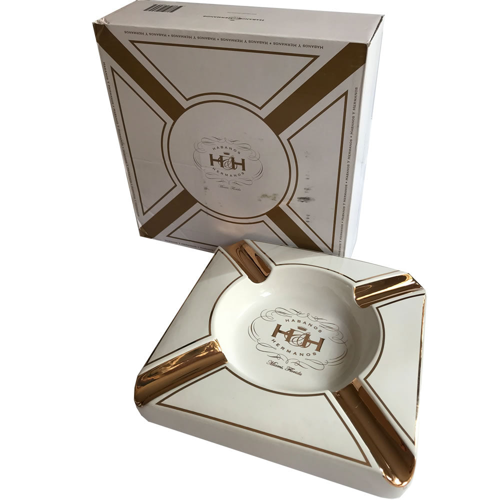 Insignia Collection - The White Diamond - Cigar Ashtray - 8 3/4 x 1 3/4