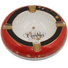 Cigar Ashtray - Celebrate Collection - Christmas on White - 9'' x 3''.