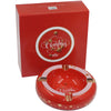 Cigar Ashtray - Celebrate Collection - Christmas on Red - 9'' x 3''.