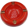 H & H - Celebrate Collection - Love Ashtray - 9'' x 3''.