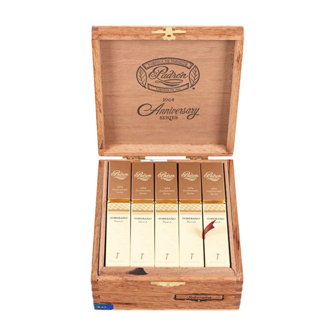 Padrón 1964 Anniversary Series Soberano Natural Tube – 5×52